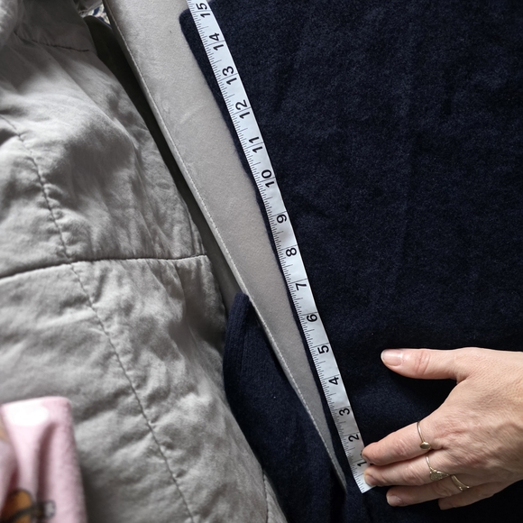 Massimo Dutti Men's Deep Blue Crewneck Sweater - Picture 6 of 7